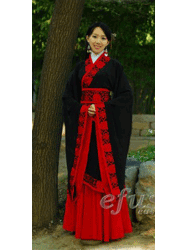 Name: Black cotton hanfu dress 