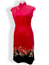 Embroidered star style Cheongsam SQE121