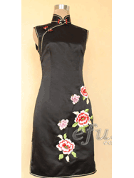 Embroidery cheongsam SQE103